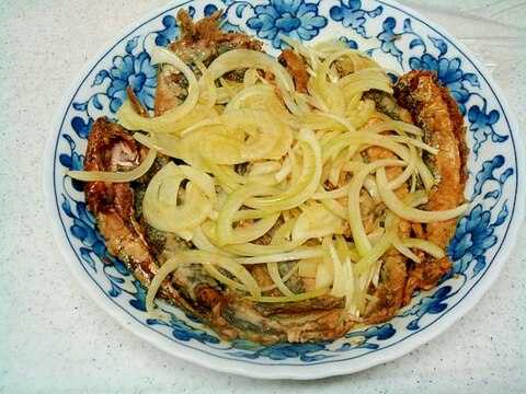 鰯と玉葱のカレー風味マリネ